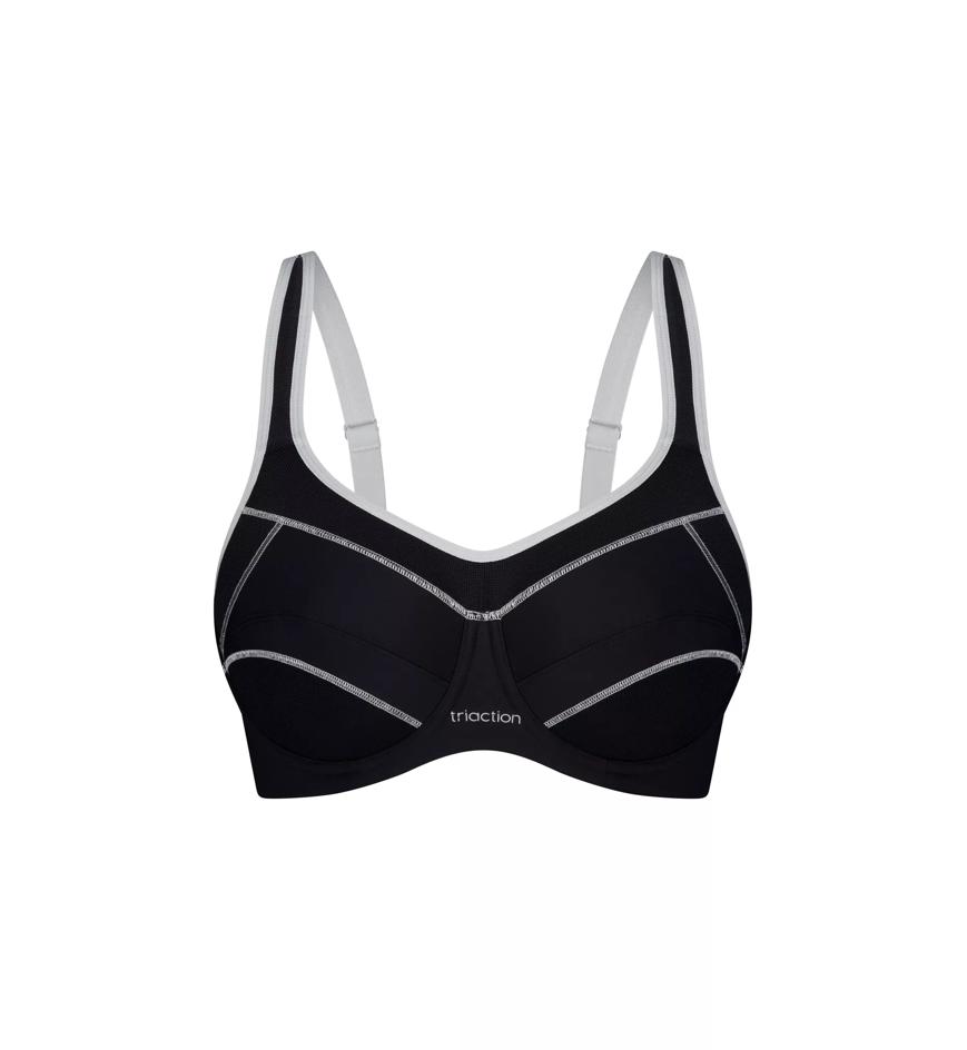 Triumph TRIACTION PERFORMANCE SPORTS BRA - Black\/silver - Sport