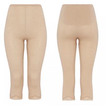 【SALE】カップ付肌ざわりソフト インナー5140 7分丈ボトム, ベージュ, product image number 1