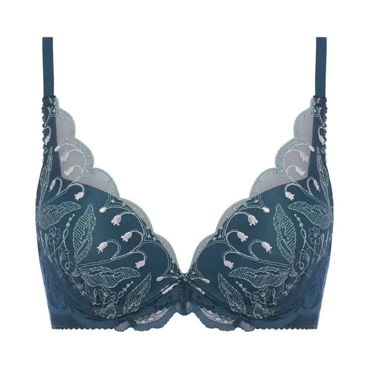 【SALE】夢みるブラ DeepV アモスタイル × マナミサクライ, グリーン, product image number 0