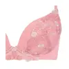Daily AMOSTYLE 寄せブラ プチプラ ブラ＆ショーツセット クラシックフラワー, ピンク, swatch