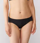 天使のブラ スリムライン632 レギュラーショーツ, ブラック, model image number 0
