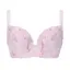 チャーミングラマー(R)（ラージ） ブラ＆ショーツセット ラインアートステッチ【一部カラーSALE】, パープル, product image number 0