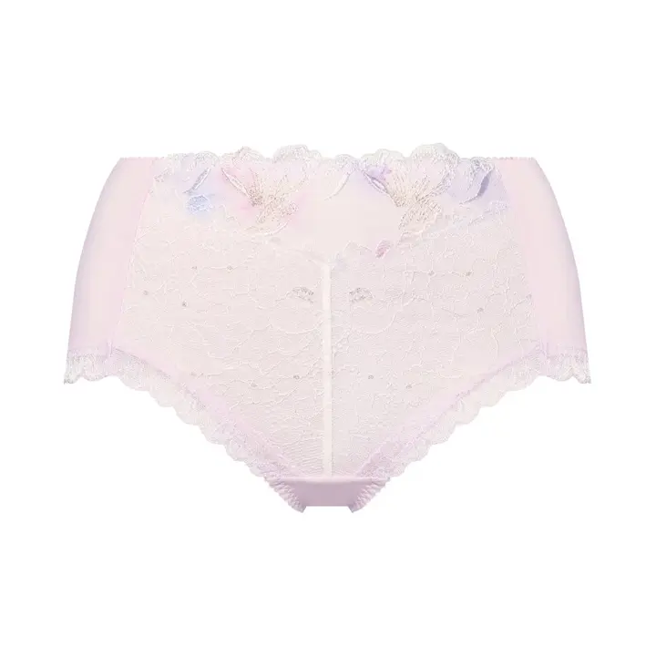 【SALE】天使のブラ 魔法のハリ感606 はきこみ深めショーツ, パープル, product image number 0