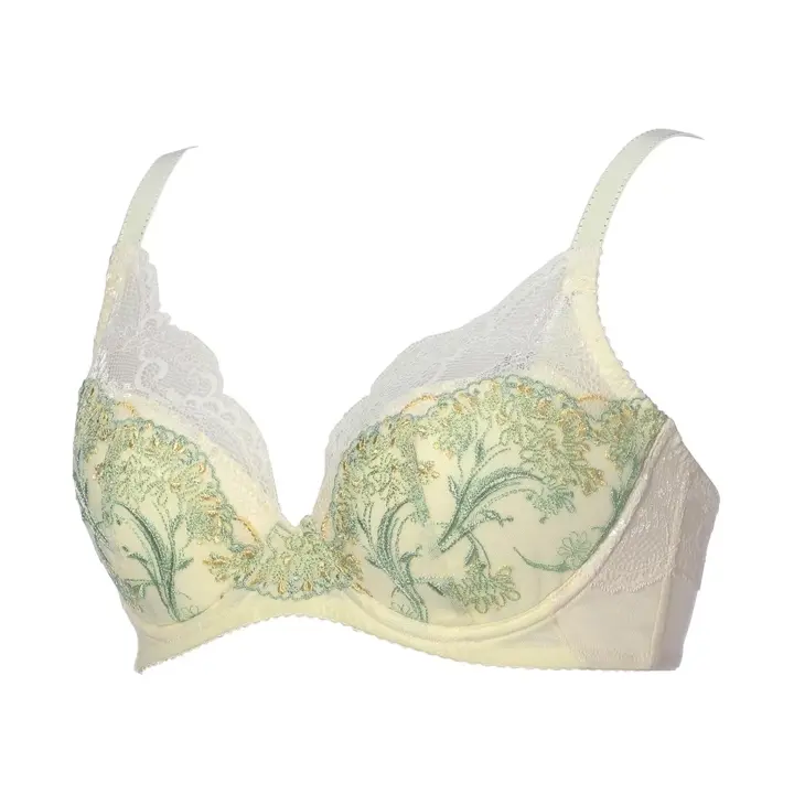 【SALE】トリンプ プレミアム ゴールドレーベル4002 ブラジャー(パッドなし), イエロー, product image number 2