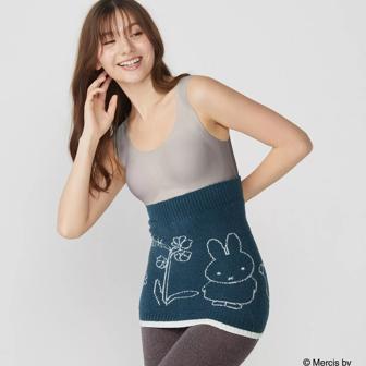 【SALE】スロギー ミッフィーコラボ あったか 腹巻, ブルー, model image number 1