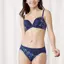 【SALE】天使のブラ(R) スリムライン 極上ライト594 ブラジャー, ブルー, model image number 1