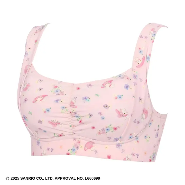 ハーフトップ マイメロディ♡クロミ × AMOSTYLE, ピンク, product image number 2