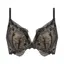 【SALE】DeepV ブラジャー(パッドなし) グレースフルフラワー, ブラック, product image number 0
