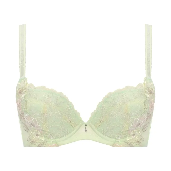 天使のブラ スリムライン レッドレーベル バイ トリンプ0122 ブラジャー, グリーン, product image number 0
