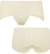 【SALE】プチヒップアップ ボーイズレングス インディヴィジュアル ショーツ, ホワイト, product image number 2