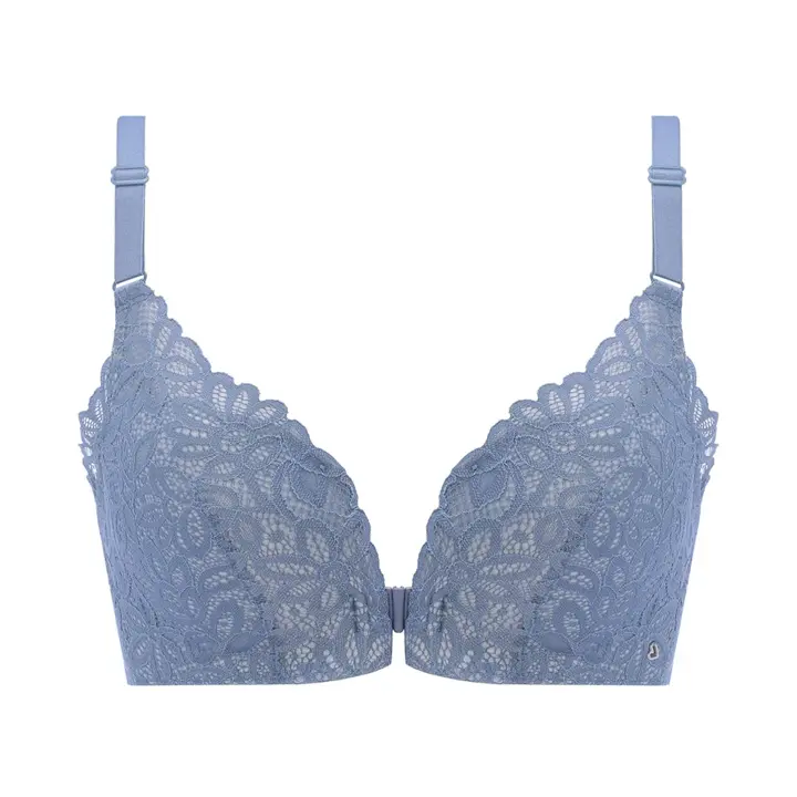 【SALE】美姿勢サポートブラ ブラジャー, ブルー, product image number 0