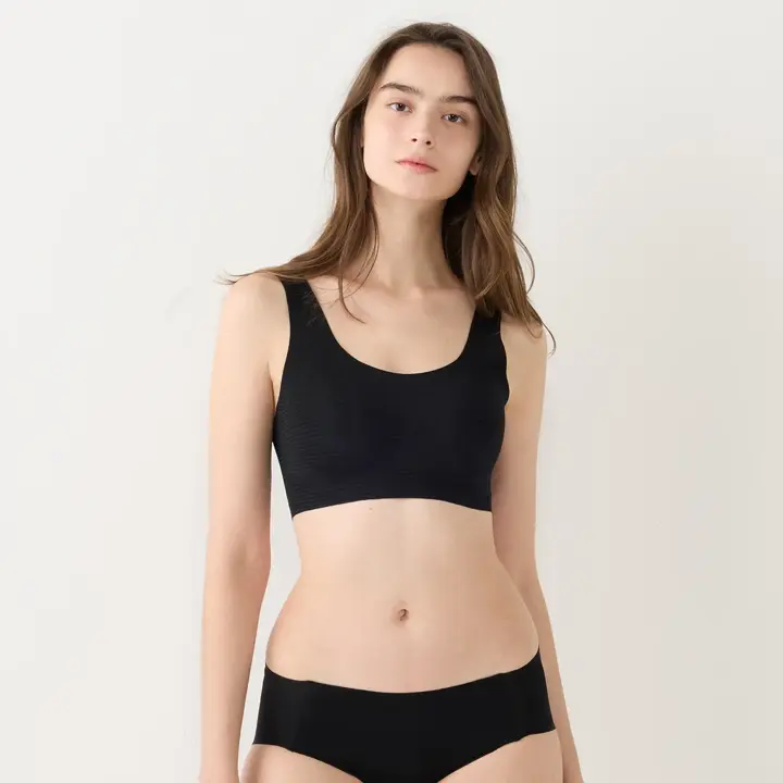 スロギー ゼロフィール ライト ハーフトップ【一部カラーSALE】, ブラック, model image number 1