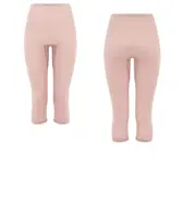 【SALE】コットン100％ インナー5280 7分丈ボトム, ピンク, product image number 2