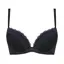 【SALE】エントリーコレクション 寄せブラ ブラ＆ショーツセット クワイエットフリル, ブラック, product image number 0