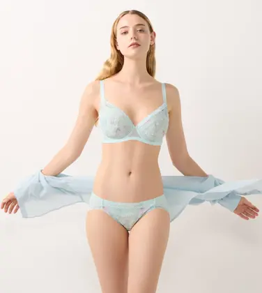 小さくしたいブラ 無理なく着やせ635 ブラジャー(パッドなし)