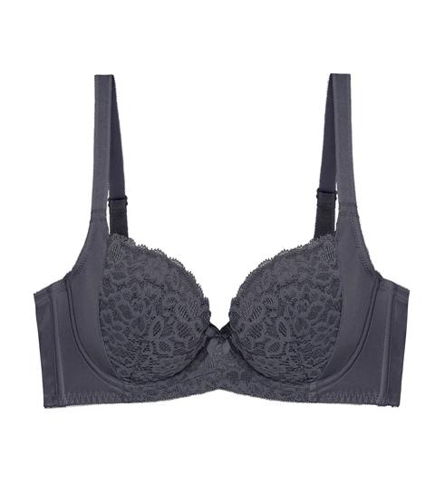 Triumph Simply Natural Beauty Wired Push Up Bra - Pebble grey - Wired