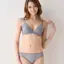 フロラーレ バイ トリンプ017 ブラジャー(パッドなし)【一部カラーSALE】, ブラック, model image number 1