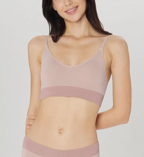 Triumph SLOGGI EVER INFUSED ALOE BRALETTE - Foggy mauve - Non-wired Bra