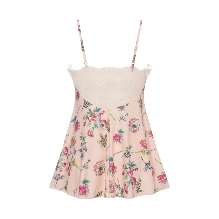 【SALE】フロラーレ リュクス5013 ロングキャミソール2, ピンク, product image number 1
