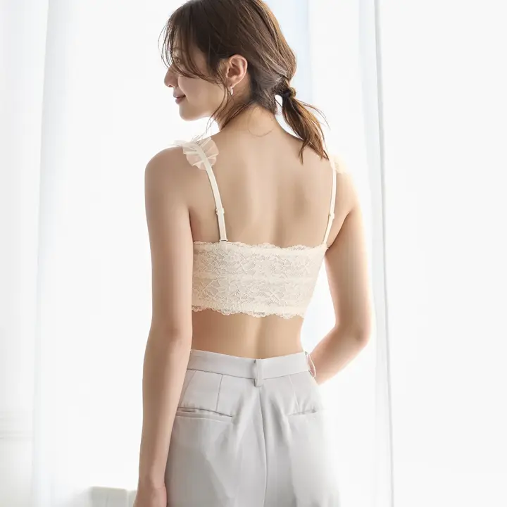 デザインストラップ フリル, ホワイト, model image number 2
