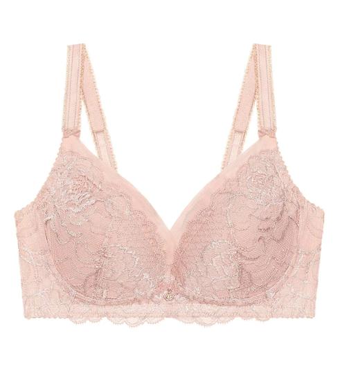 Triumph FLORALE WILD PEONY NON-WIRED PADDED BRA - Soft mauve - Non-wired Bra