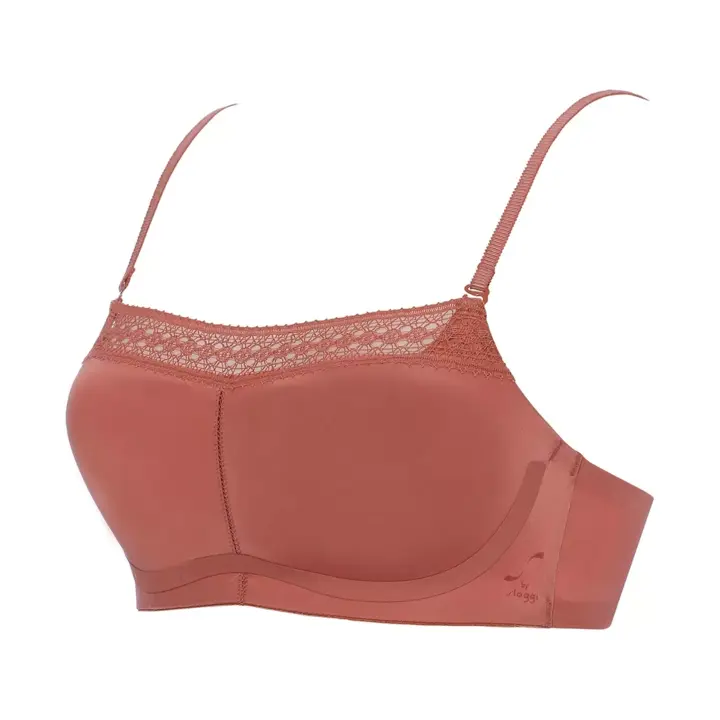 【SALE】エス バイ スロギー サブトル ノンワイヤーブラ, オレンジ, product image number 2