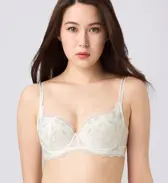 【SALE】フロラーレ バイ トリンプ122 ブラジャー(パッドなし), ホワイト, model image number 0