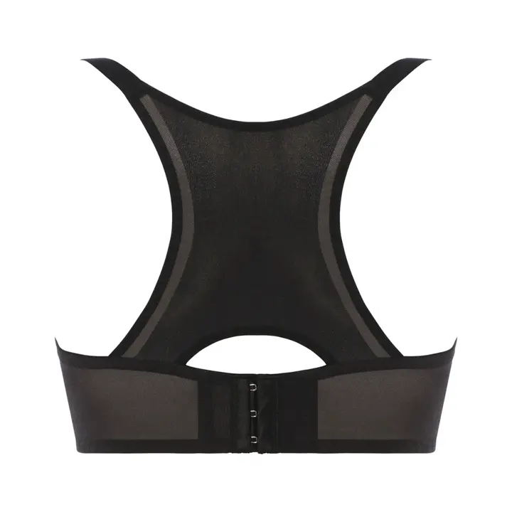 美姿勢サポートブラ ブラジャー ヒーリングウェーブ, ブラック, product image number 1