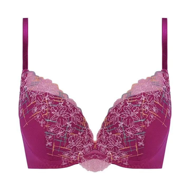 【SALE】夢みるブラ(R) ノンワイヤー エアリー 世界の絶景, ピンク, product image number 0