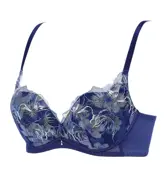 【SALE】天使のブラ(R) 魔法のハリ感580 ノンワイヤーブラジャー, ブルー, product image number 2