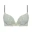 Daily AMOSTYLE 寄せブラ プチプラ ブラ＆ショーツセット クラシックフラワー, グリーン, product image number 0