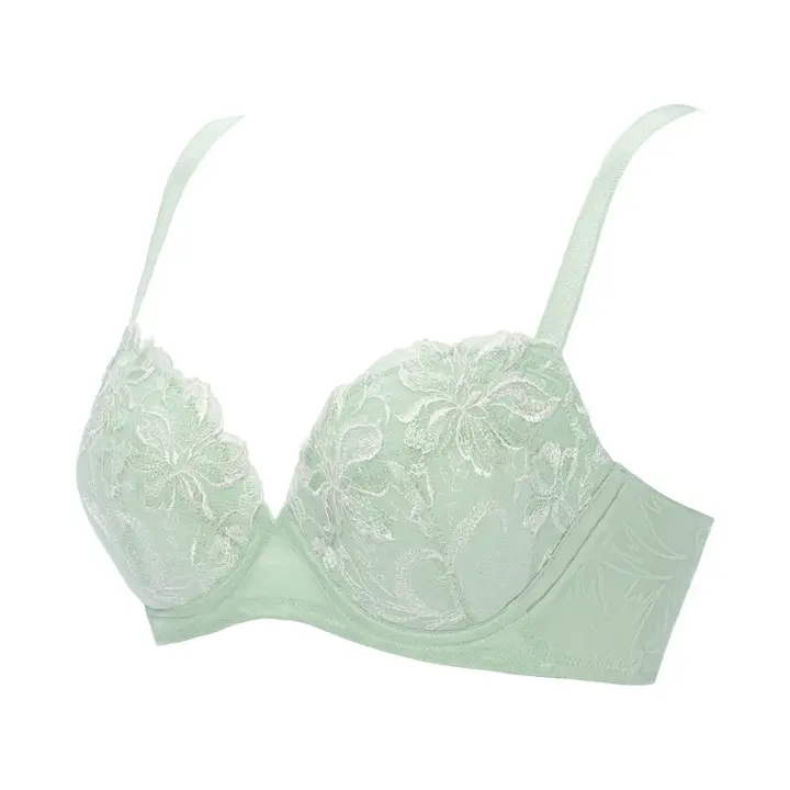 トリンプ プレミアム ゴールドレーベル4006 ブラジャー【一部カラーSALE】, グリーン, product image number 2