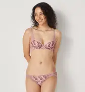 【SALE】エアリーフィールブラ ハートブルームガーデン, ピンク, model image number 1