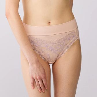癒しのブラ631 はきこみ深めショーツ, ピンク, model image number 0