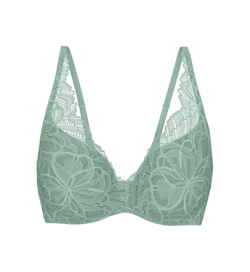 Triumph BODY MAKE UP ILLUSION LACE WIRED PADDED - Misty turquoise - Wired Padded