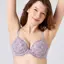 秘めわざ638 ブラジャー, パープル, model image number 0