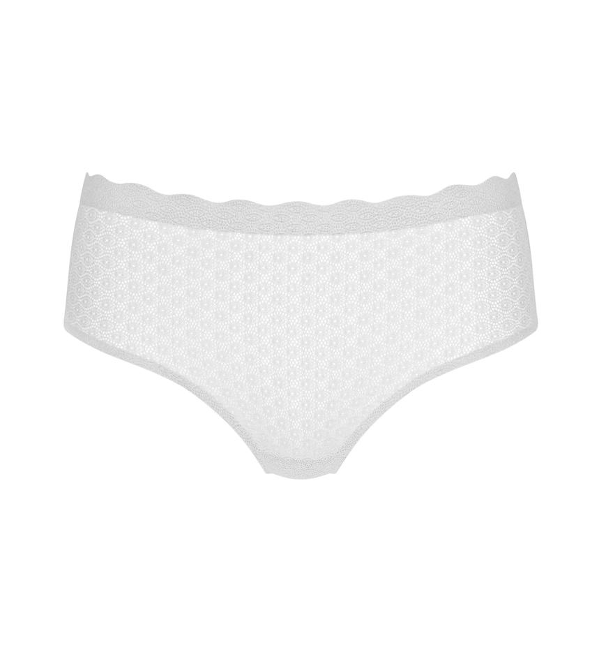 Sloggi SLOGGI ZERO FEEL LACE HIGHWAIST BRIEF - Platino - Maxi Brief