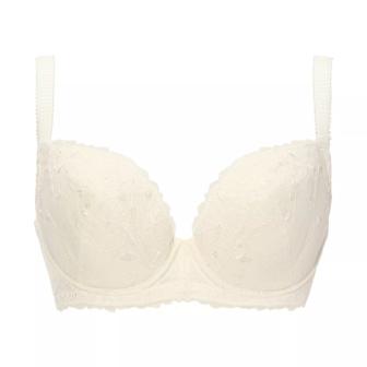 チャーミングラマー(R)（ラージ） ブラ＆ショーツセット ラインアートステッチ【一部カラーSALE】, ホワイト, product