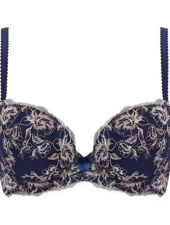 【WEB限定】美胸ソフトブラ クラッシーペタルズ ブラ＆ショーツセット