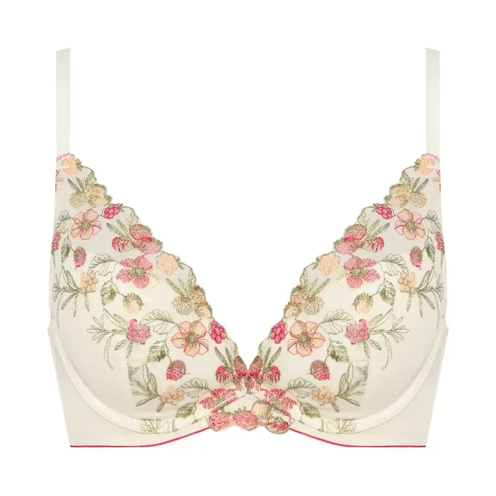 【SALE】夢みるブラ DeepV ブラジャー フレーバーウォーター, ホワイト, product image number 0