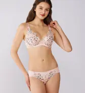 【SALE】天使のブラ スリムライン632 ブラジャー3, ピンク, model image number 1