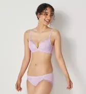 【SALE】レギュラーショーツ ラブブロッサムズ, パープル, model image number 1