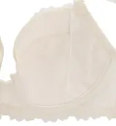 【SALE】チャーミングラマー(R)（ラージ） ブラ＆ショーツセット AMOSTYLEステッチ, ホワイト, product image number 3