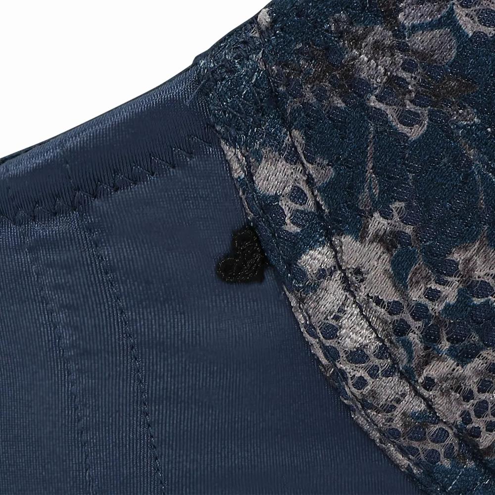【SALE】夢みるブラ ノンワイヤー クワイエット ペインティング, ブルー, product image number 1