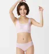 スロギー ゼロフィール ハーフトップ 【一部カラーSALE】, ピンク, model image number 1