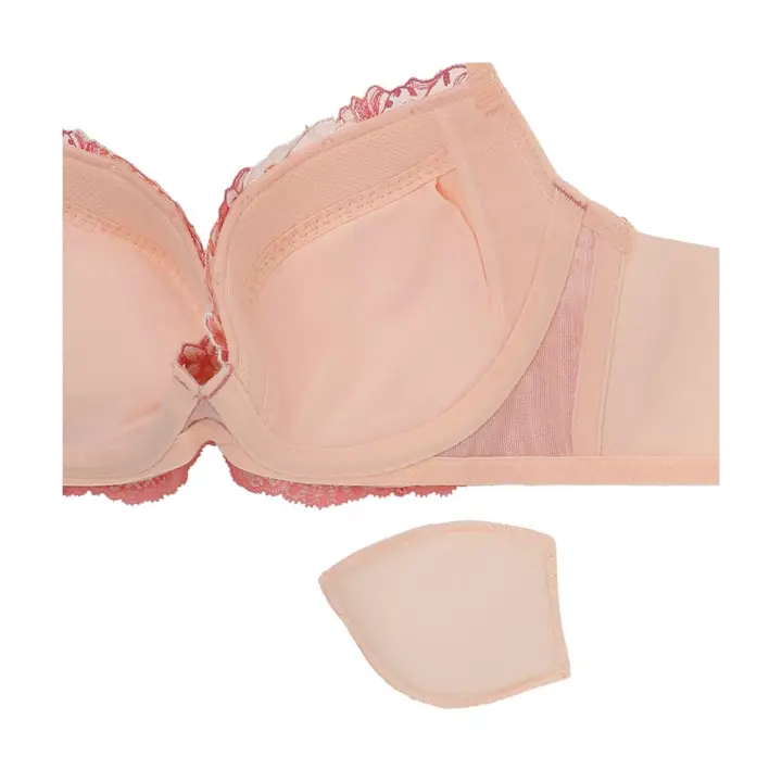 【SALE】チャーミングラマー(R)スリムライン ブラジャー ブルーミングブーケ, ピンク, product image number 3