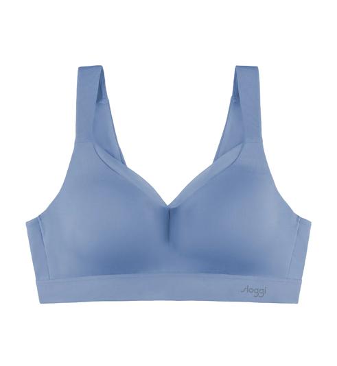 Triumph SLOGGI BASIC SPORTY COOL เสื้อชั้นในแบบคัพทรงบาง - Chambray - ไม่มีโครง