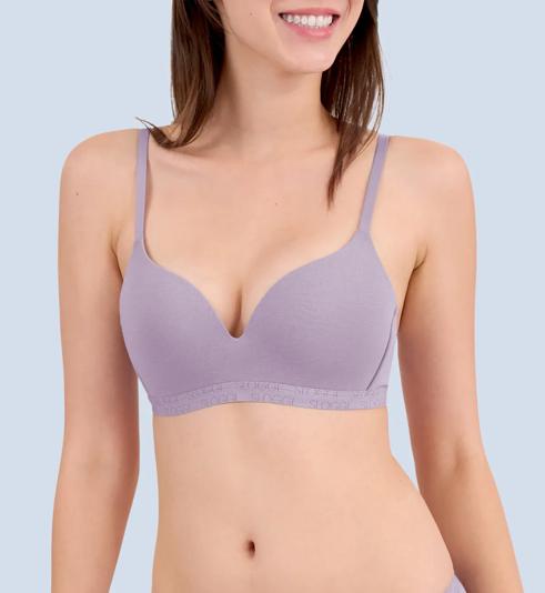 Triumph SLOGGI GO VIVID EVERYDAY PUSH UP เสื้อชั้นในไม่มีโครง ดันทรง - Sea fog - ไม่มีฟองน้ำ