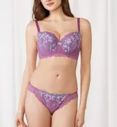 【SALE】レッドレーベル バイ トリンプ0109 ブラジャー(パッドなし), パープル, model image number 1