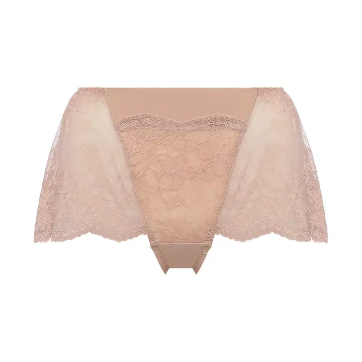 【SALE】はきこみ深めショーツ ナチュラルユー, ベージュ, product image number 0